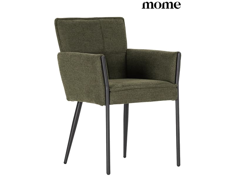 MOME Stuhl VESTA Stoff grün