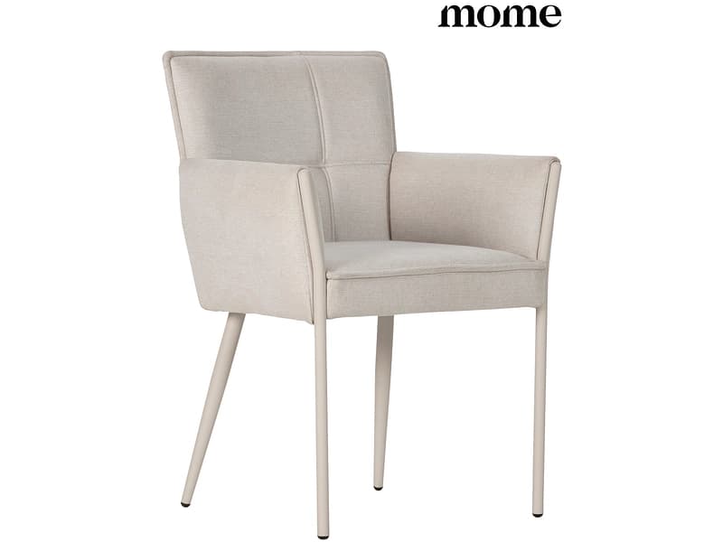 MOME Stuhl VESTA Stoff cremefarben