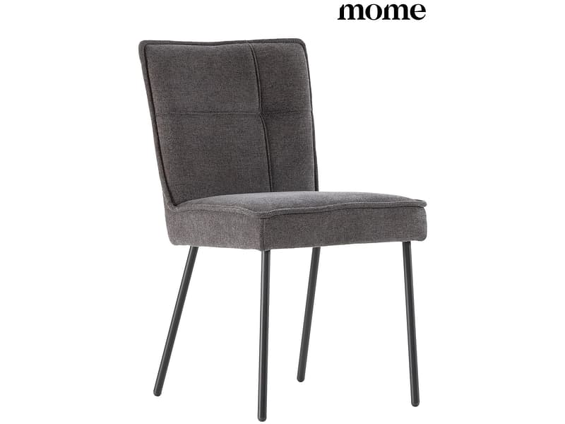 MOME Stuhl VESTA Stoff grau