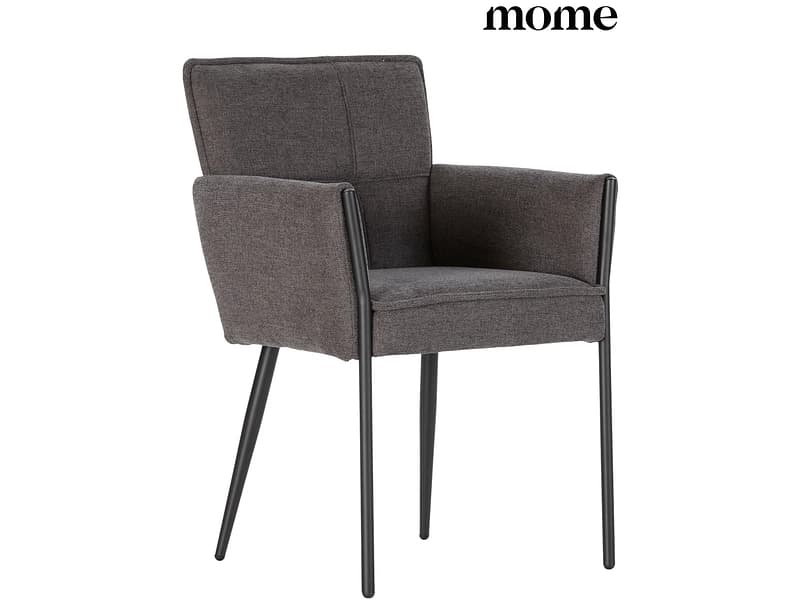 MOME Stuhl VESTA Stoff grau