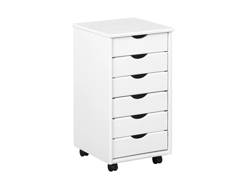 Schubladenelement NILS 6 Schubladen weiss