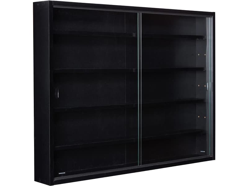 Wandregal COLLECTION 80x9.5x60cm 4 Tablare schwarz