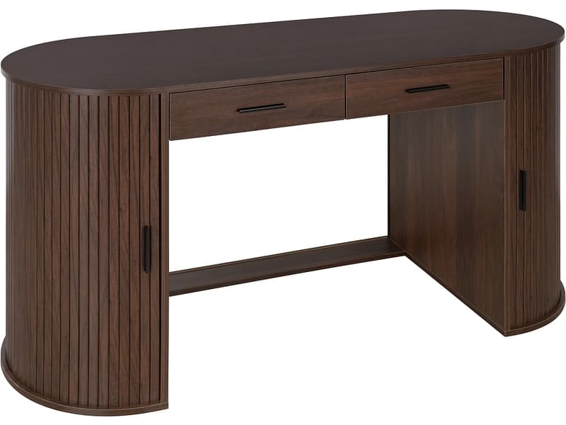 Schreibtisch TIMBER 55x140x75cm eiche dunkel