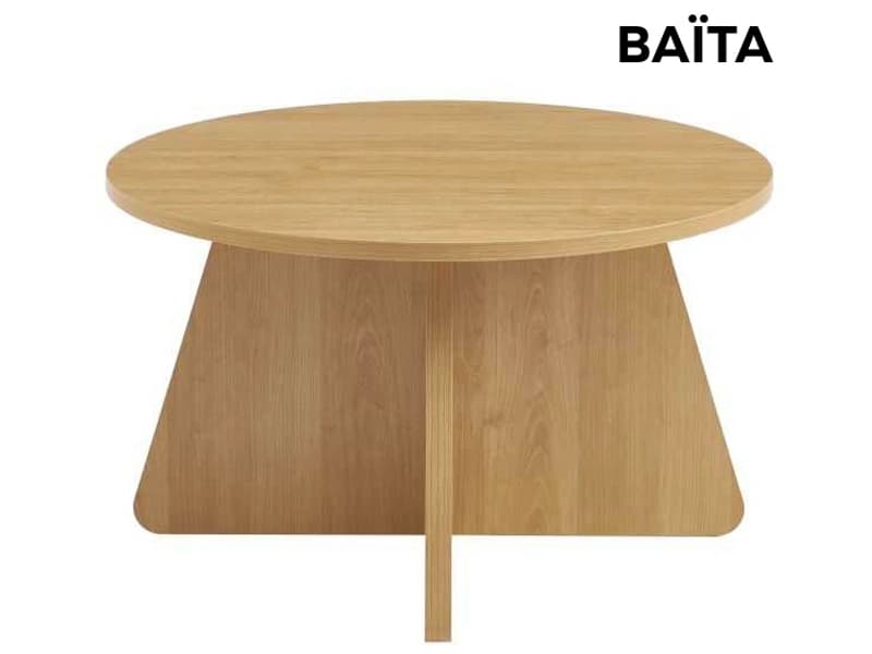 BAÏTA Couchtish RUBA 70x70x40.5cm eiche