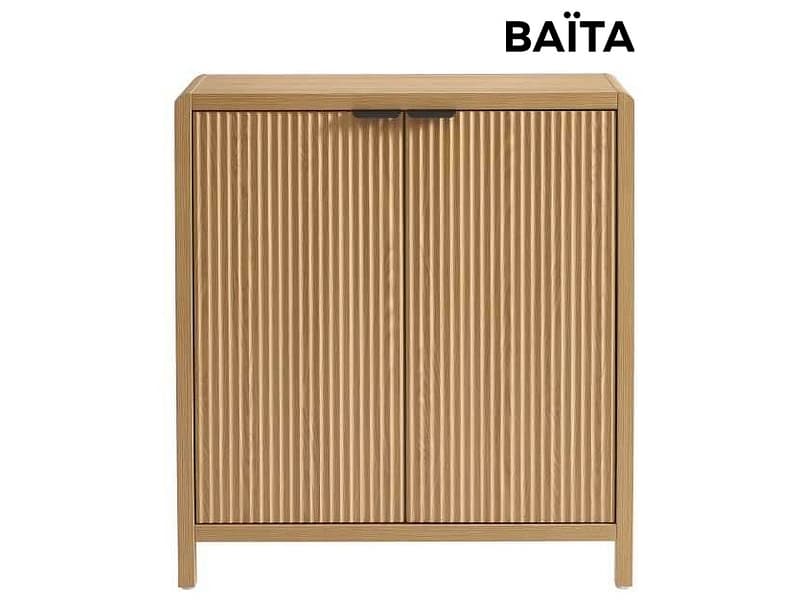 Kommode BAÏTA UTICA 2 Türen 30x75x82cm eiche dekor