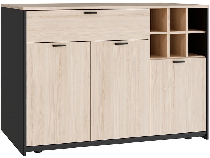 Kücheninsel MANTEK Spanplatte eiche 122.8x75x87.9cm