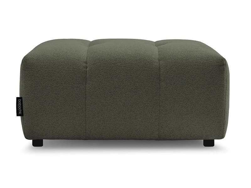 Hocker BOBOCHIC ROXELANE 52x96x46cm stoff chiniert grün