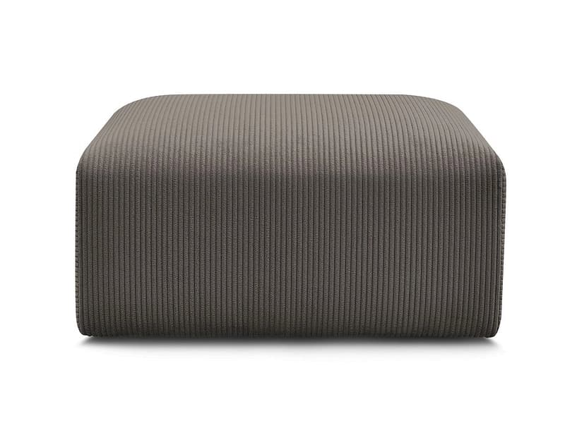 Hocker BOBOCHIC TINA 70x90x44cm cord-stoff taupe