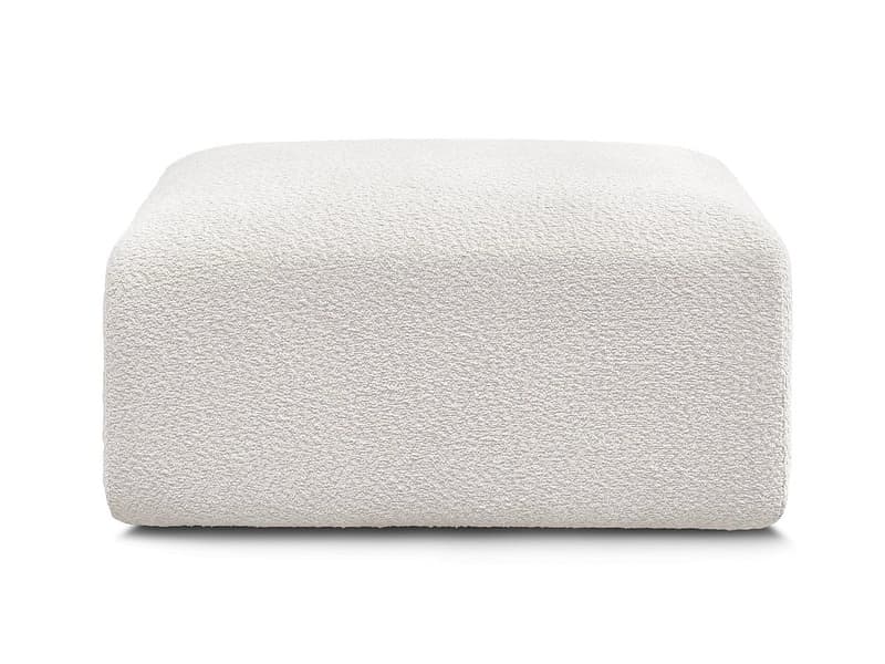 Hocker BOBOCHIC TINA 70x90x44cm boucle-stoff weiss