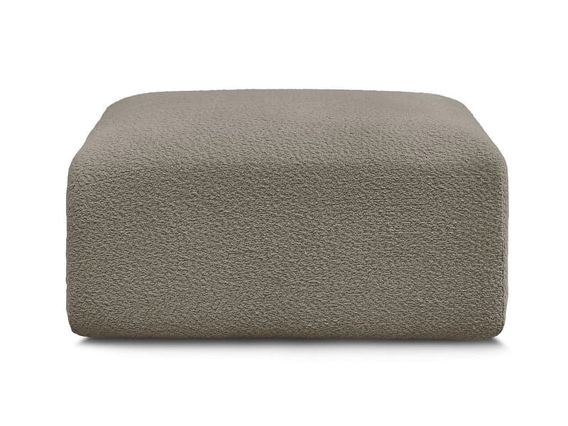 Hocker BOBOCHIC TINA 70x90x44cm boucle-stoff taupe