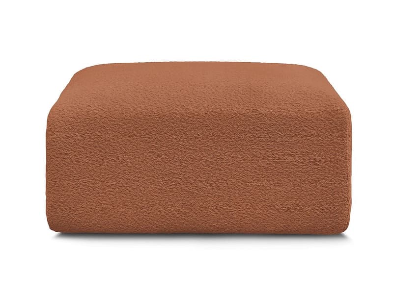Hocker BOBOCHIC TINA 70x90x44cm boucle-stoff orange
