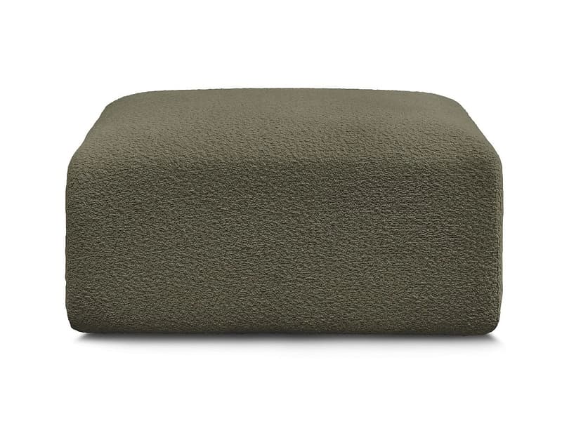 Hocker BOBOCHIC TINA 70x90x44cm boucle-stoff grün