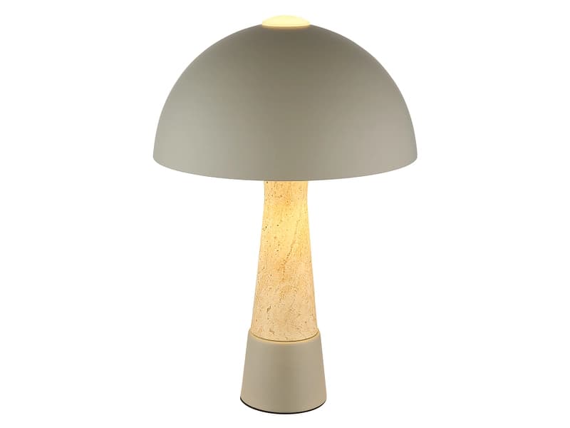 Tischlampe PAULIN 36.5cm 40W grau