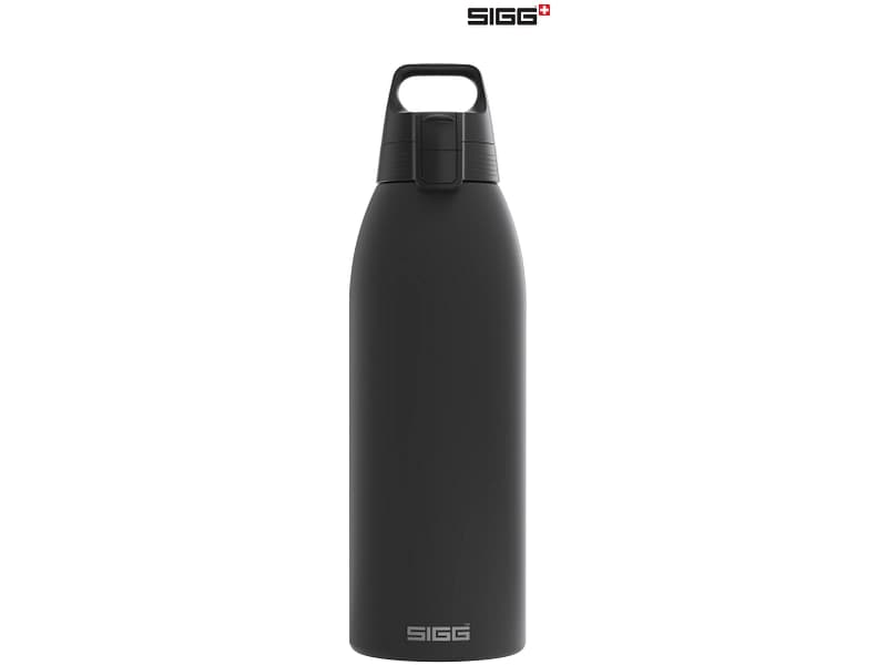 SIGG Isotherme Trinkflasche SHIELD THERM 75cl stahl rostfrei schwarz 1 Stück