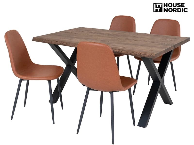 Set Tisch und 4 Stühle HOUSE NORDIC TOULON