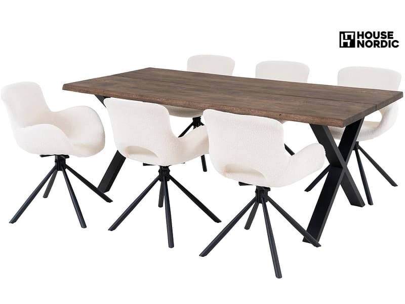 Set Tisch und 6 Stühle HOUSE NORDIC TOULON