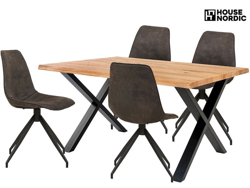 Set Tisch und 4 Stühle HOUSE NORDIC TOULON