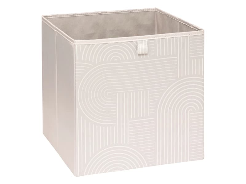 Aufbewahrungsbox CUBODECO beige 31x31x31cm