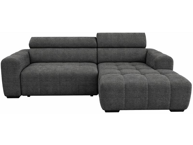 Ecksofa ZONDA Stoff anthrazit