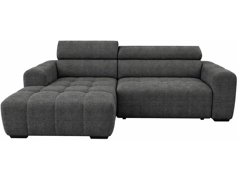 Ecksofa ZONDA Stoff anthrazit