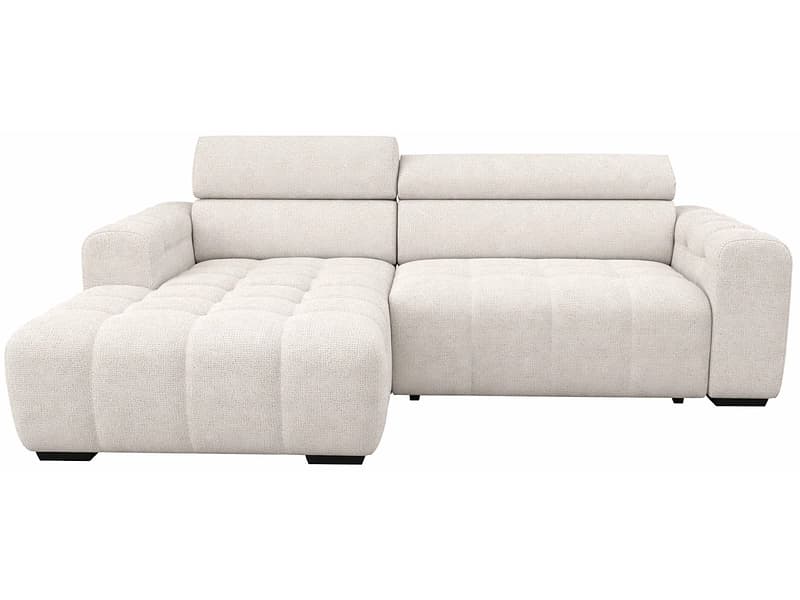 Ecksofa ZONDA Stoff perlfarben