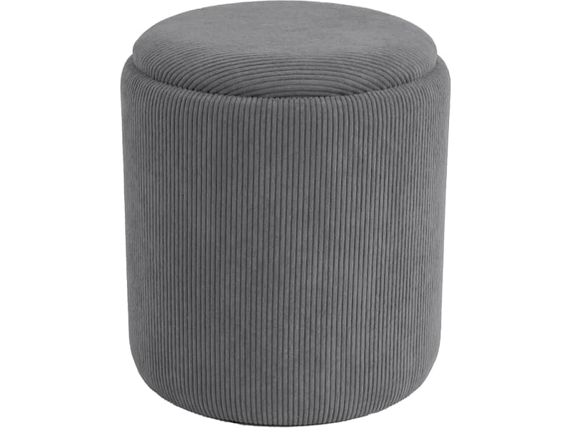 Aufbewahrungshocker BALIA 35x35x38cm grau