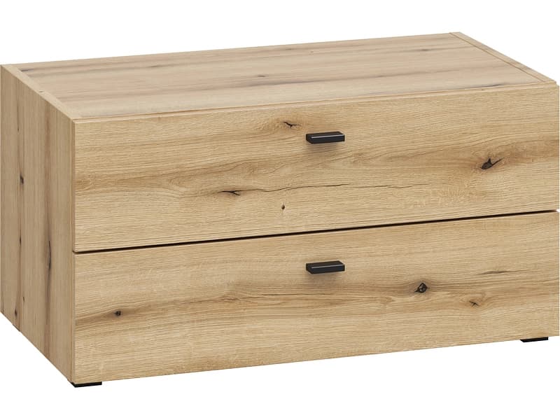 Kommode MODULINK 2 Schubladen 64x35x33cm eiche