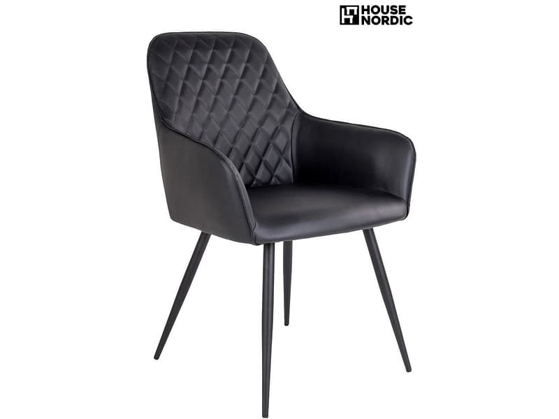 HOUSE NORDIC Stuhl HARBO Plastik schwarz