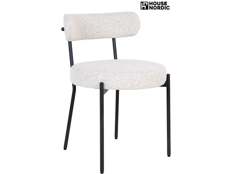 HOUSE NORDIC Stuhl BADALONA Polyester weiss