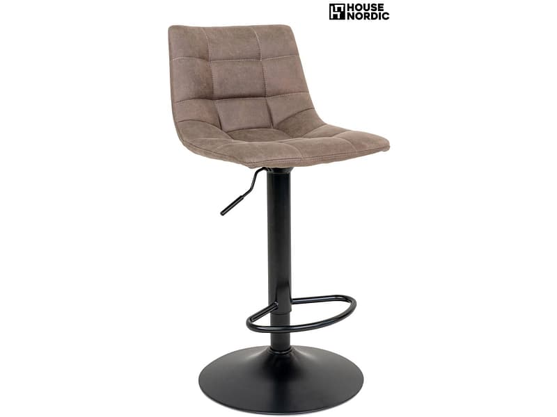HOUSE NORDIC Barhocker MIDDELFART stoff rotbraun