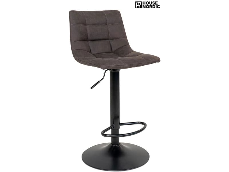 HOUSE NORDIC Barhocker MIDDELFART stoff grau