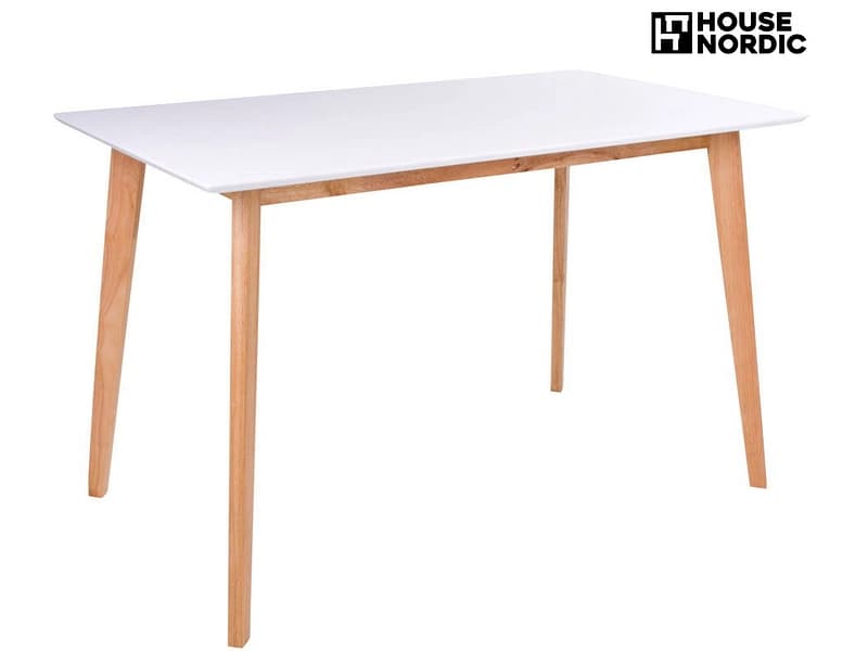 HOUSE NORDIC Tisch VOJENS 120x70x75cm weiss