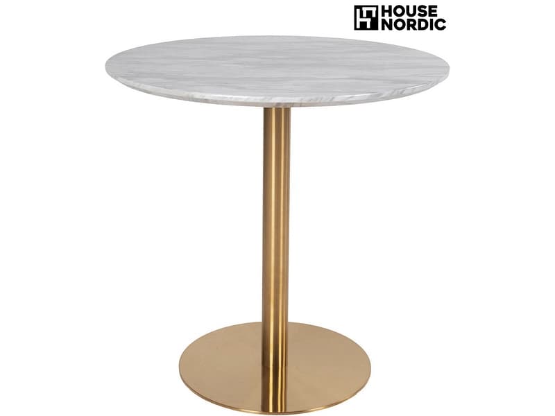 HOUSE NORDIC Tisch BOLZANO 90x90x75cm weiss