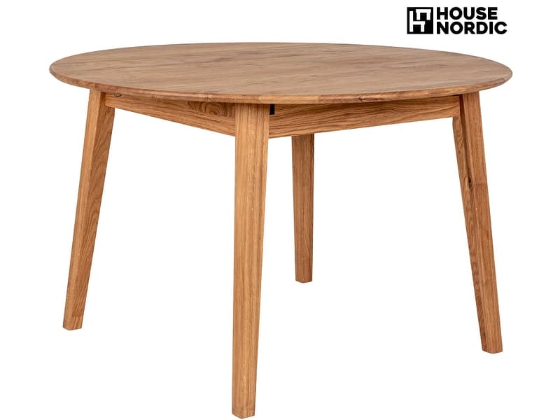 HOUSE NORDIC Tisch ausziehbar METZ 158-158x118x75.5cm hellbraun