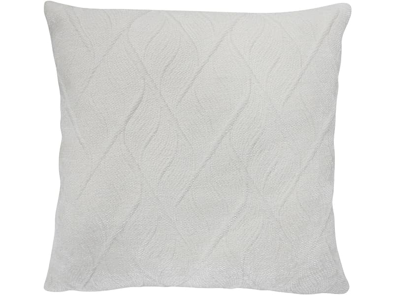 Kissen ELYSIA 45x45cm weiss unifarben
