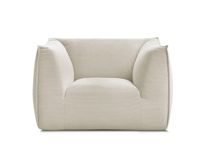 Sessel BOBOCHIC GIORGIA Cord-Stoff beige