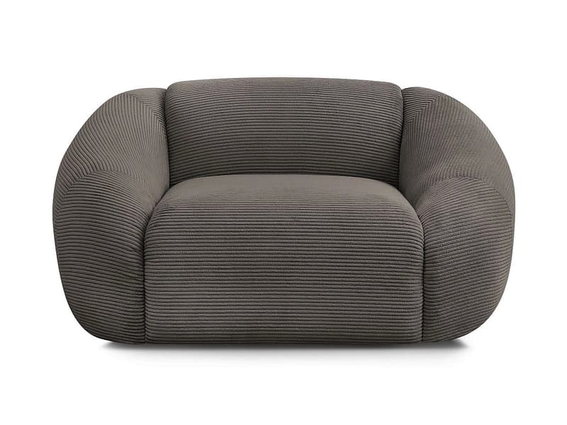 Sessel BOBOCHIC TINA Cord-Stoff taupe