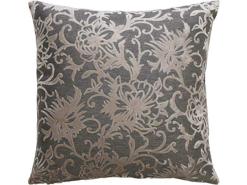 Kissen EVELINA 45x45cm grau bedruckt