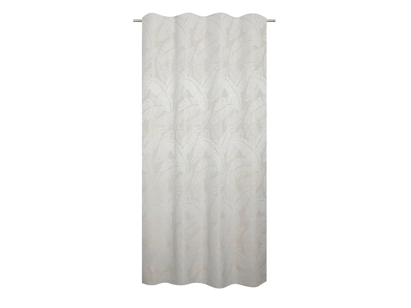 Vorhang PLUMEA 140x240cm kräuselband matt beige