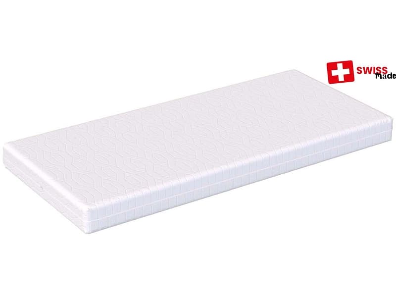 SWISSDREAM NIGHT Matratze BABY 60x120cm Mousse EvoPoreHRC hart