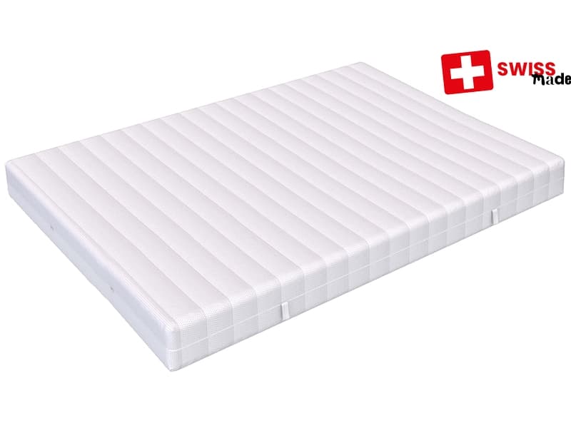 SWISSDREAM NIGHT Matratze VISCO 160x200cm Mousse EvoPoreHRC / Viskoelastischer Schaum mittel