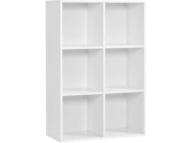 Bibliothek SONGMICS LIGHTY 65.5x30x97.5cm spanplatte