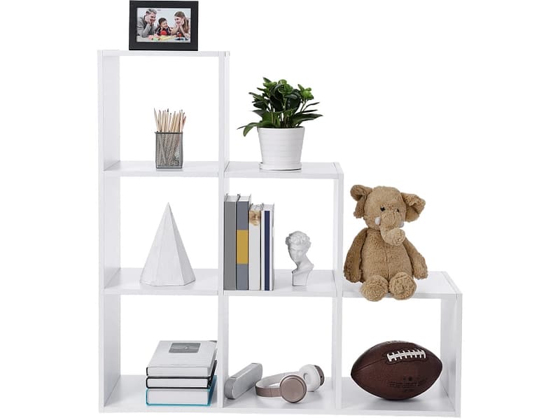 SONGMICS Regal LIGHTY 97.5x97.5x29cm spanplatte melamin
