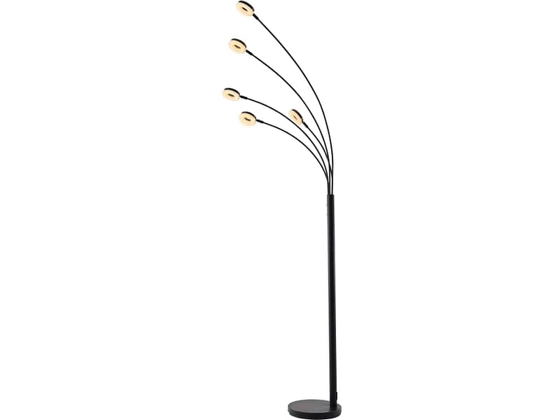 Stehlampe LED SOLA variable Intensität 190cm schwarz