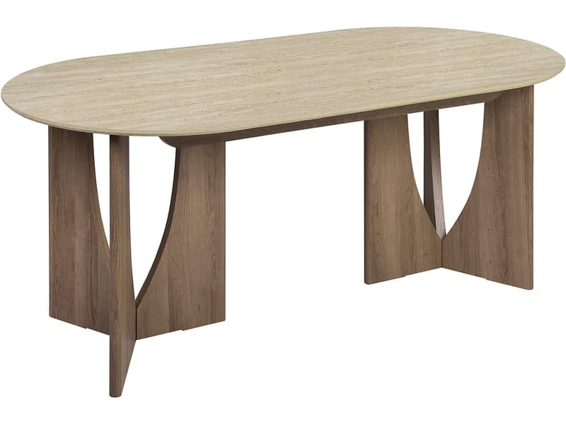 Tisch ZION 180x90x76cm nussbaum