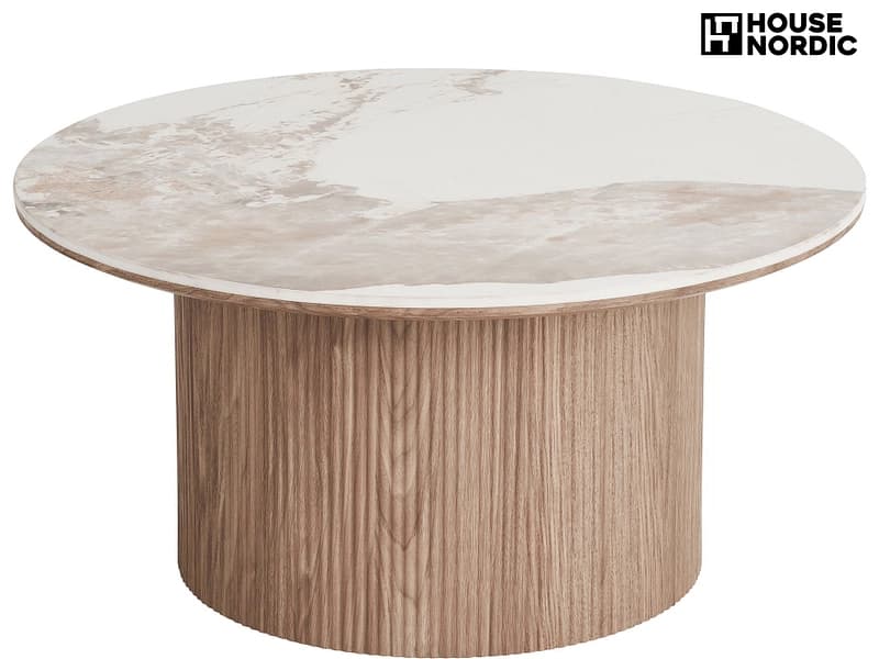 HOUSE NORDIC Couchtish ATHENS 80x80x40cm holz