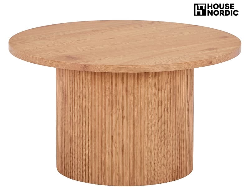 HOUSE NORDIC Couchtish BOAVISTA 80x80x45cm natürliches holz
