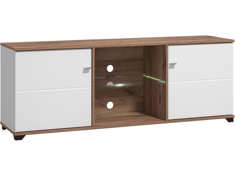 TV-Möbel BURGUNDY 157cm weiss