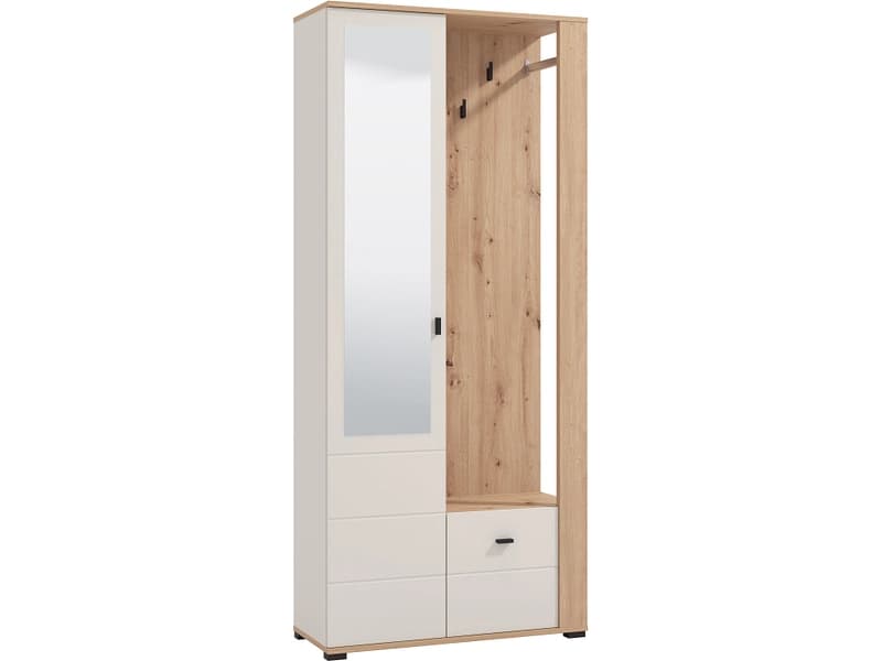 Garderobe DRAKE 86.2x35.2x197.2cm artisan eiche