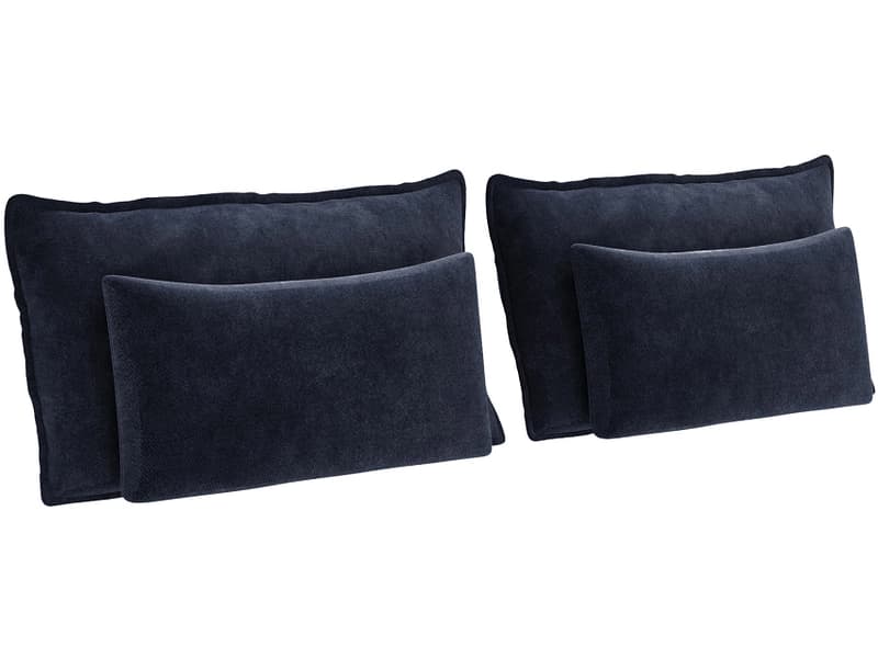 Set 4 Kissen MAGIC 30x65cm marine unifarben